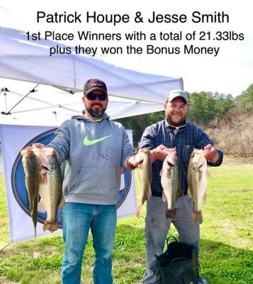 Read more about the article Tournament Results Hickory Mar 17, 2018 – 21.33 lbs!