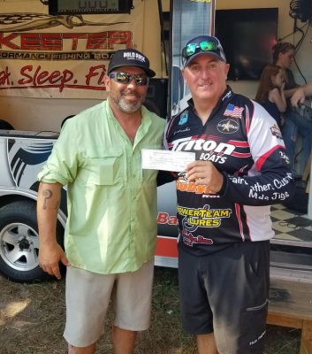 Read more about the article Tournament Results James River July 14, 2018 Guy Fairweather Hits the Jackpot! $9,150.00!!