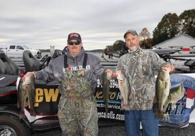Read more about the article Tournament Results Smith Mtn Lake Nov 4, 2018! Walker & Nidiffer Weigh in 18.98 lbs!