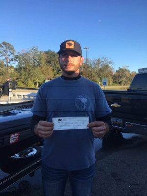 Read more about the article Tournament Results Waccamaw River Nov 17, 2018 Casey Warren Weighs in 11.57 lbs to Win!