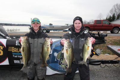 Read more about the article Tournament Results Smith Mtn Lake, VA Feb9, 2019 The Pilsons Sack Em Up!