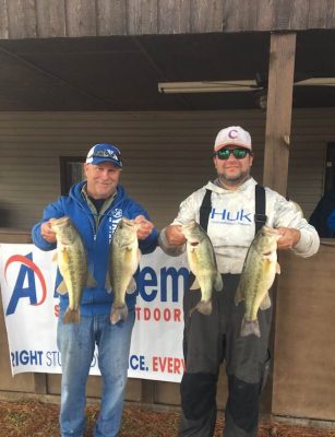 Read more about the article Tournament Results Wateree Mar 2, 2019 Davis & Allman Win Another Tough One At Wateree!