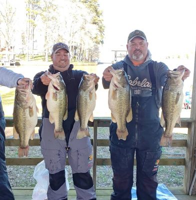 Read more about the article Tournament Results Yadkin High Rock March 23, 2019 Phillips & Blankinship Break the Dirty 30! 33.50 lbs! BF 8.05 lbs!