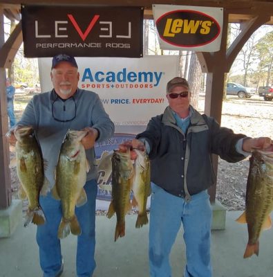 Read more about the article Tournament Results March 23rd Lake Murray ,SC Doug Lown & Rhet Manus Claim 1st! 19.83 lbs! Widened Their Point Lead!