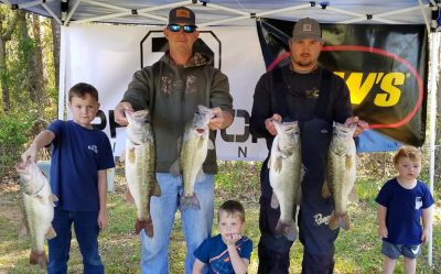 Read more about the article Tournament Results Santee Cooper, SC March 23 Waynick & McCauley Bust Out a 27 lb Bag to win! $1,750.00!