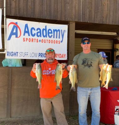 Read more about the article Tournament Results Wateree Open March 23, 2019 Neal & Price Weigh In a Solid Limit at 15.32 lbs Claim 1st & $980.00!