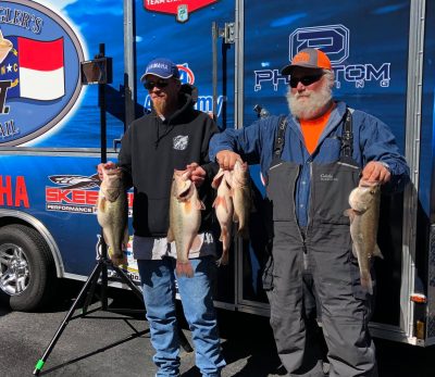 Read more about the article Tournament Results Old North Falls, NC  March 23, 2019 Dennis & Keith Allen Take Home $2,740.00! 22.37 lbs! ONLY 46 Teams!