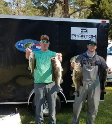 Read more about the article Tournament Results Cooper River March 23, 2019 Thompson & Robertson Weigh In 4 Bass 19.48 lbs  BF 8.86 lbs!
