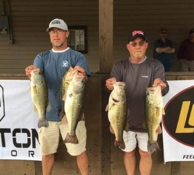 Read more about the article Tournament Results Wateree March 30, 2019 Paul Geddings & Bruce Peavy Weigh In 25.57 lbs for the win & $1,697.00!
