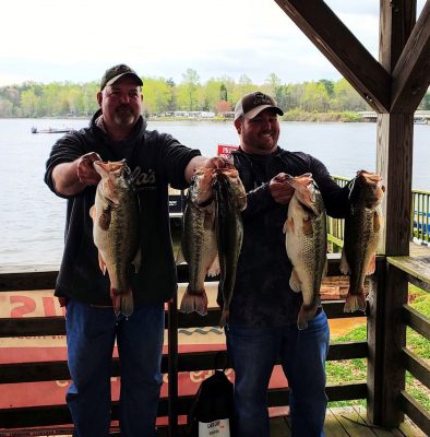 Read more about the article Tournament Results Yadkin High Rock, NC April 7, 2019 Phillips & Blankenship Bust Out a 26.69 lb Bag To Take 1st Place!  2 Yadkin Wins in a Row On High Rock!