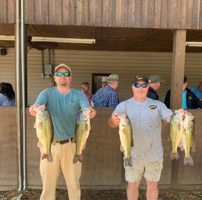 Read more about the article Tournament Results Wateree April 6, 2019 Mike Ware & Bryan Holmes Take the Top Spot With 20.05 lbs! $1,144.00!