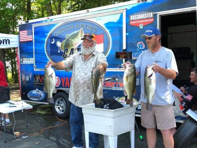 Read more about the article Tournament Results Old North Falls Lake, NC April 28, 2019 The Allens Are Hot! 3 in a Row! 26.04 Lbs $2,560.00  Almost $8,000 in Winnings Over the Last 3 Old North Qualifiers!