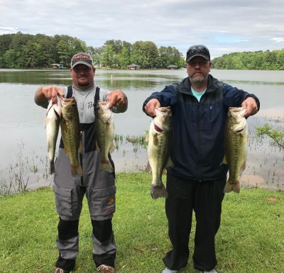 Read more about the article Tournament Results Lake Gaston, NC May 5, 2019  Josh Lanaville & Timmy Davis Take 1st Place 17.59 lbs! $2,119.00!