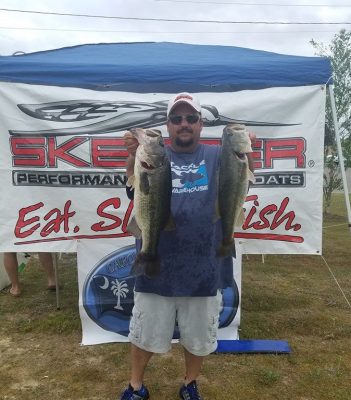 Read more about the article Tournament Results East – Roanoke River, NC May 11, 2019 Michael Chlomoudis & Scott Griffin Weigh in a Fat Sack at 22.19 lbs For the Win! Next CATT East on the Roanoke River is June 8th!