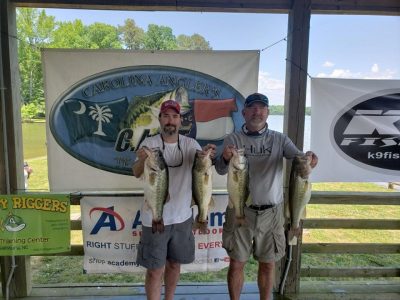 Read more about the article Tournament Results Yadkin High Rock Lake, NC May 18, 2019  Tony Brewer & Scott Faulkner Weigh In 23.63 lbs! Derek Livingston & Andrew Wallace Win the 2019 Yadkin Spring Points & Will Fish the Final Free!