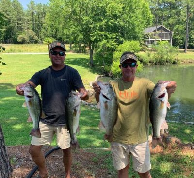 Read more about the article Tournament Results Lake Wateree, SC June 22, 2019 Walt Almond & Chad Rabon Weigh In 20.13 lbs For the Win! Chad Gainey & Jeffrey Furr Bring in the BF 5.23 lbs!
