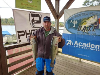 Read more about the article Tournament Results Yadkin High Rock Lake, NC Oct 19, 2019 Terry James & Robbie Burr Claim the Top Spot! 18.91 lbs $1,330.00! 38 Teams!