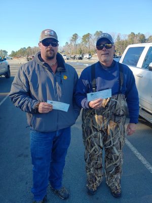 Read more about the article Tournament Results Yadkin Lake Tillery, NC March 13, 2022