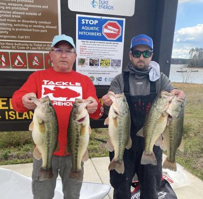 Read more about the article Tournament Results Lake Wateree, SC Feb 24, 2024